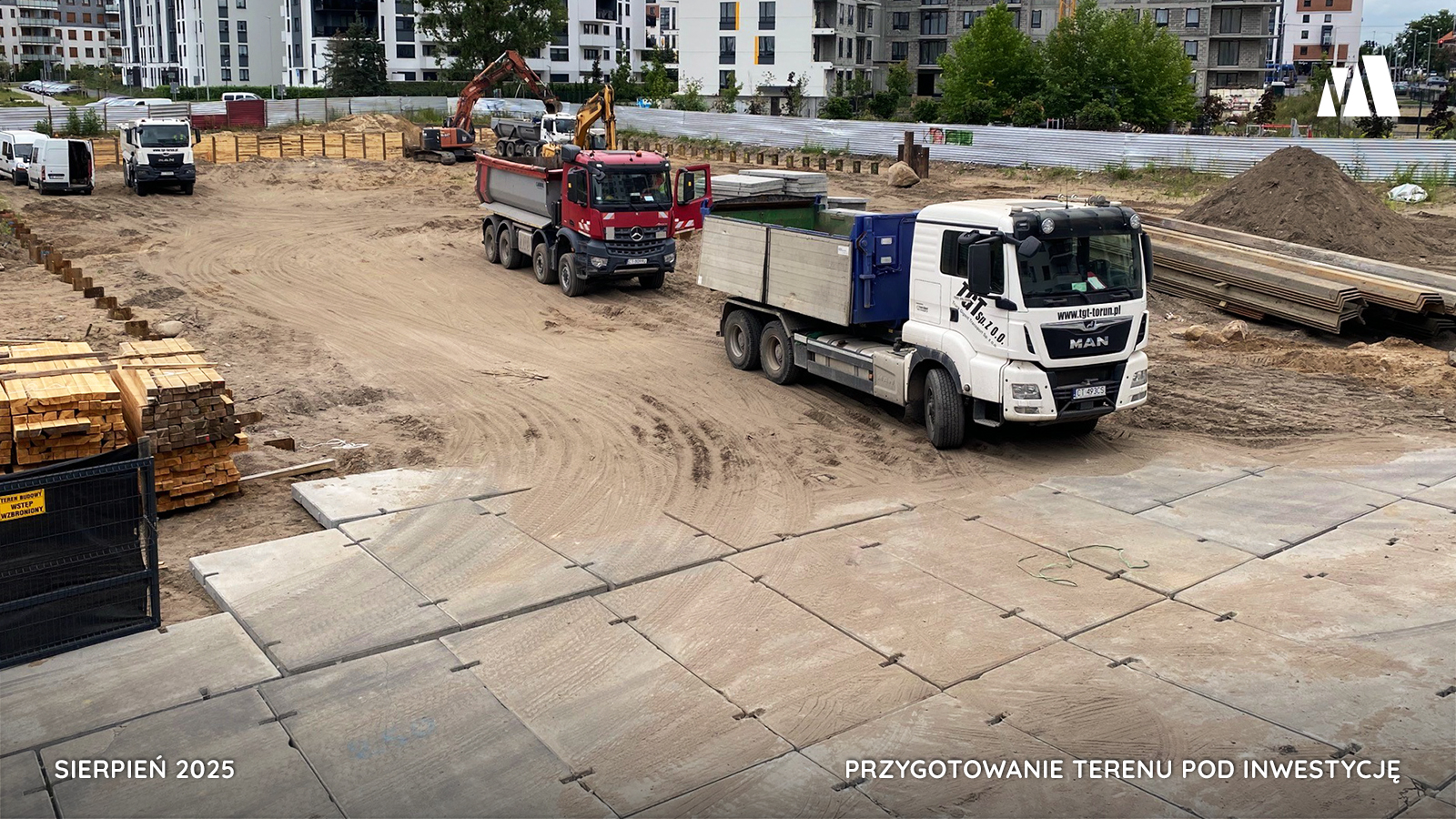 przygotowanie terenu pod inwetsycję