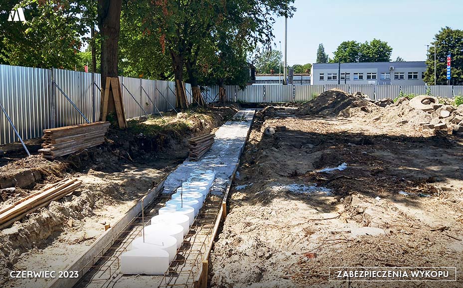 zabezpieczenia wykopu
